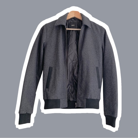 ASOS Other - ASOS Men’s Wool Bomber Jacket